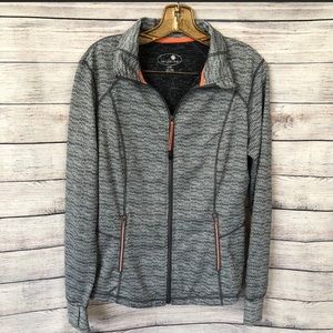 Tangerine Zip Up Jacket